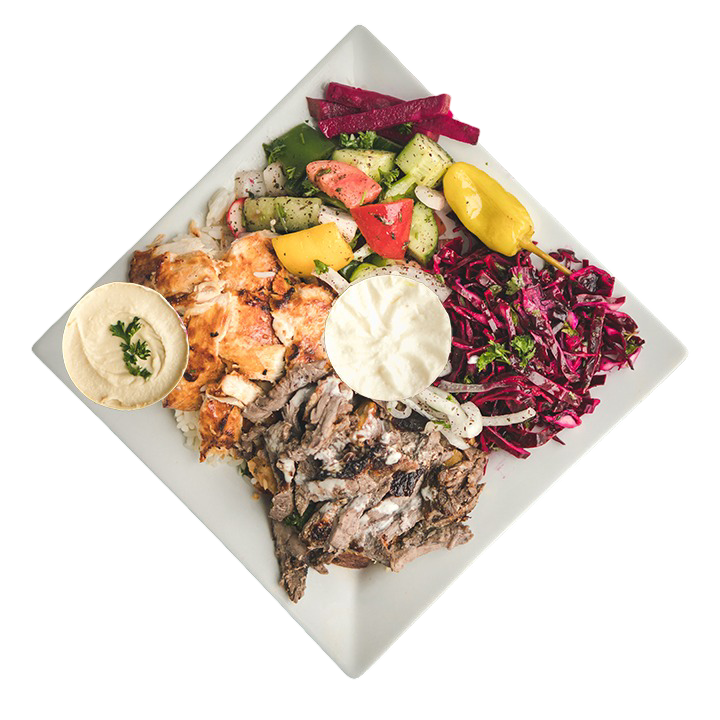 Assiette mixte Santé Taouk — grillades libanaises